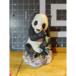 Lefton Panda Figurine-Hand Painted - Sit